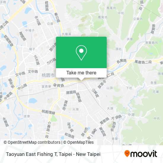 Taoyuan East Fishing T map