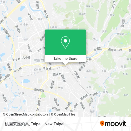 桃園東區釣具 map