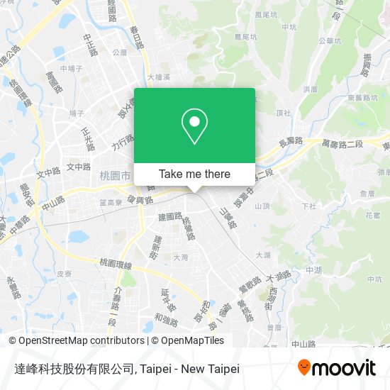 達峰科技股份有限公司 map