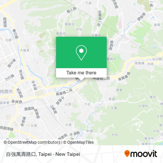 自強萬壽路口 map