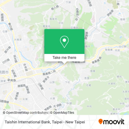 Taishin International Bank map