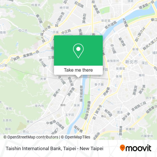 Taishin International Bank map