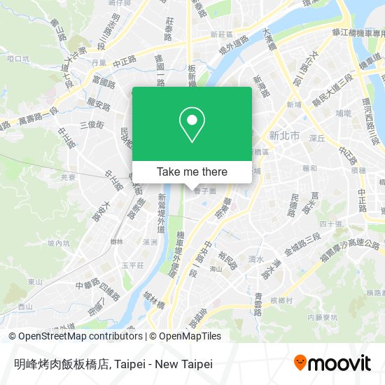 明峰烤肉飯板橋店 map