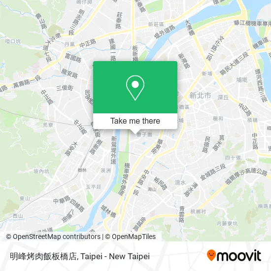 明峰烤肉飯板橋店 map