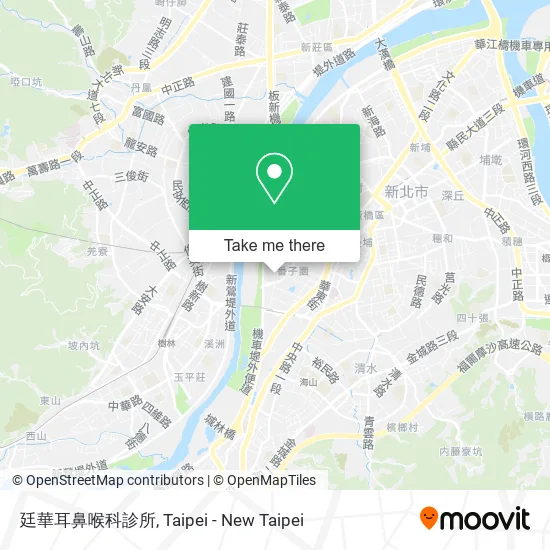 廷華耳鼻喉科診所 map
