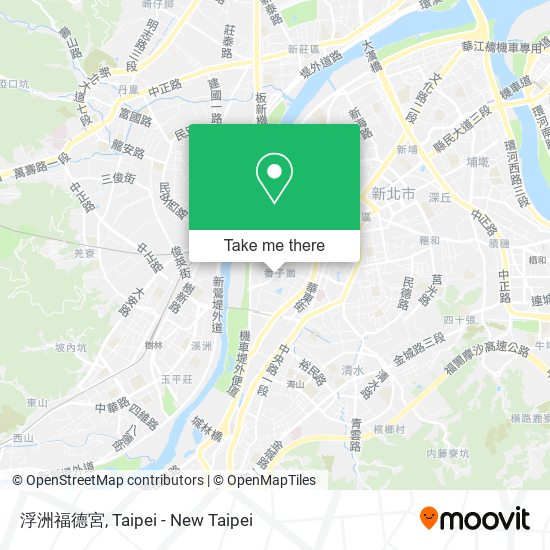 浮洲福德宮地圖
