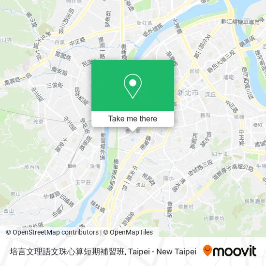 培言文理語文珠心算短期補習班 map