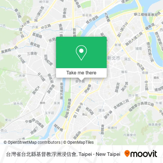 台灣省台北縣基督教浮洲浸信會 map
