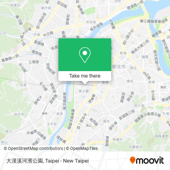 大漢溪河濱公園 map