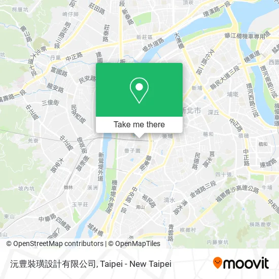 沅豊裝璜設計有限公司地圖