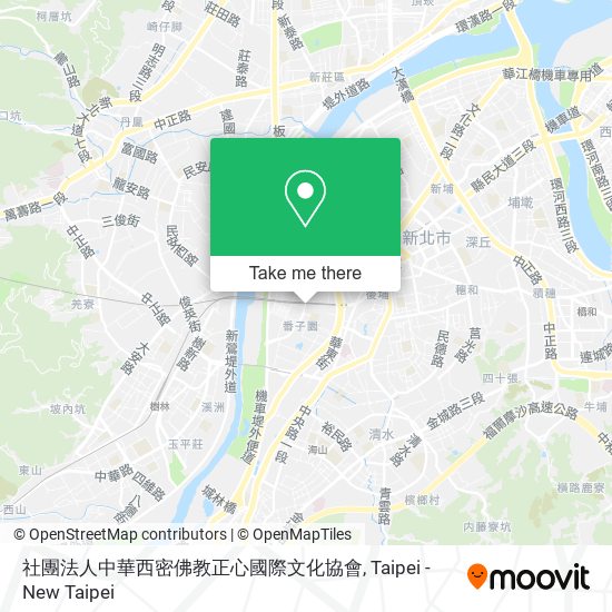 社團法人中華西密佛教正心國際文化協會地圖