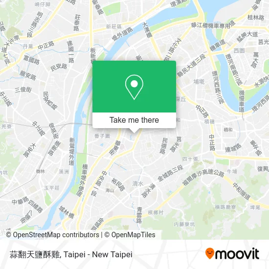 蒜翻天鹽酥雞 map