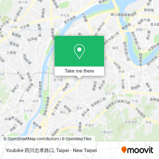 Youbike-四川忠孝路口 map