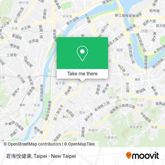 君海悅健康 map