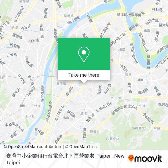 臺灣中小企業銀行台電台北南區營業處 map