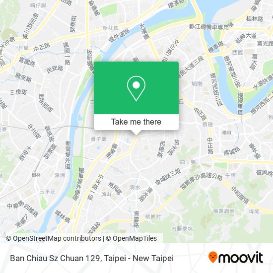 Ban Chiau Sz Chuan 129 map