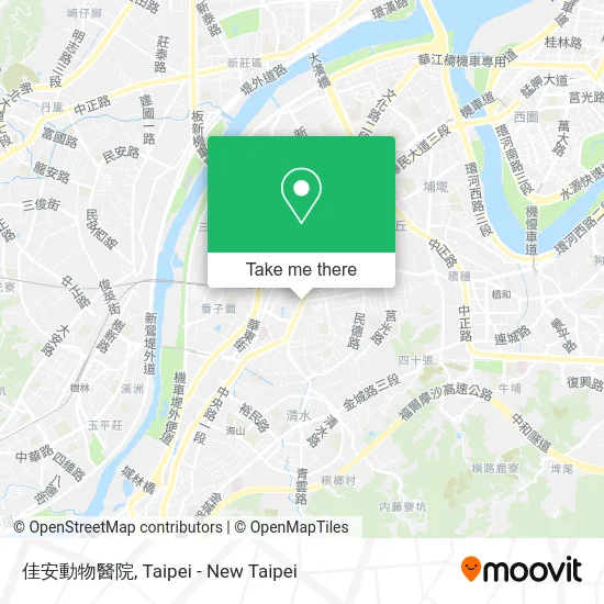 佳安動物醫院 map