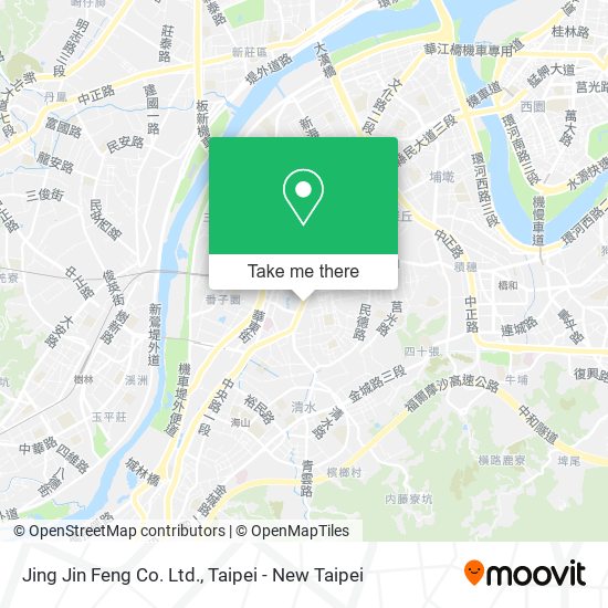 Jing Jin Feng Co. Ltd. map