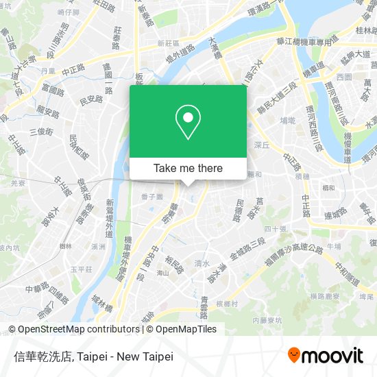 信華乾洗店 map