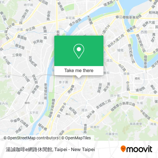湯誠咖啡e網路休閒館 map
