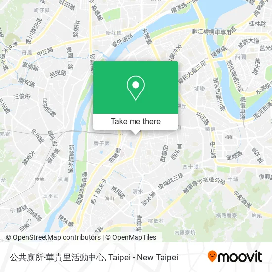 公共廁所-華貴里活動中心地圖