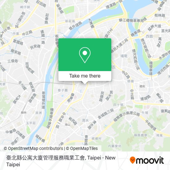 臺北縣公寓大廈管理服務職業工會 map