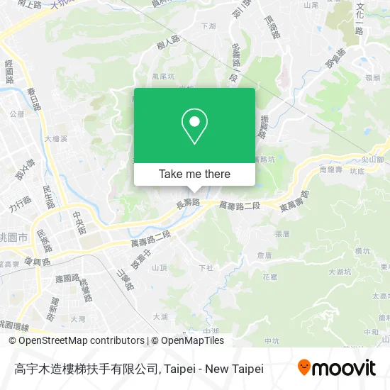 高宇木造樓梯扶手有限公司地圖