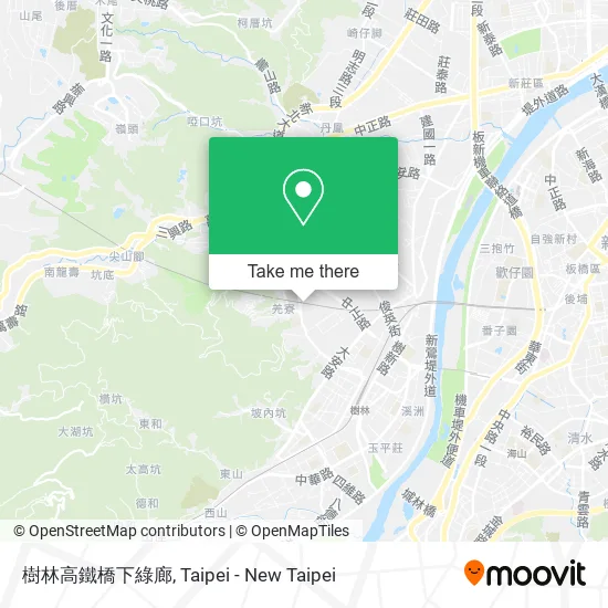 樹林高鐵橋下綠廊 map