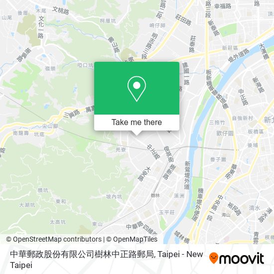 中華郵政股份有限公司樹林中正路郵局 map