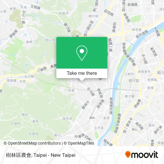 樹林區農會地圖