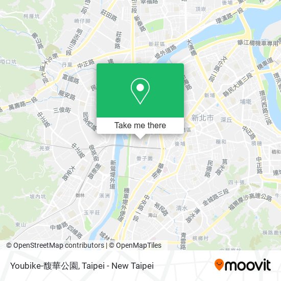 Youbike-馥華公園 map