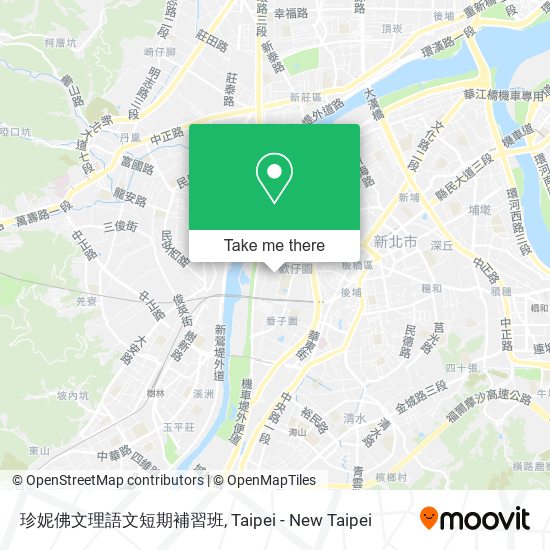 珍妮佛文理語文短期補習班地圖
