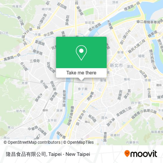 隆昌食品有限公司 map