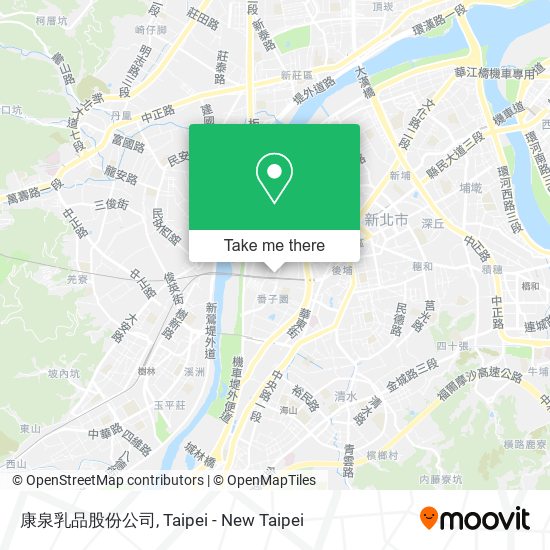 康泉乳品股份公司 map