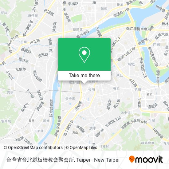 台灣省台北縣板橋教會聚會所 map