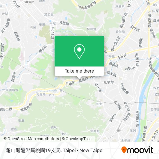 龜山迴龍郵局桃園19支局 map