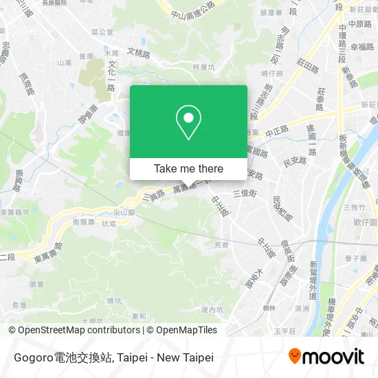 Gogoro電池交換站 map