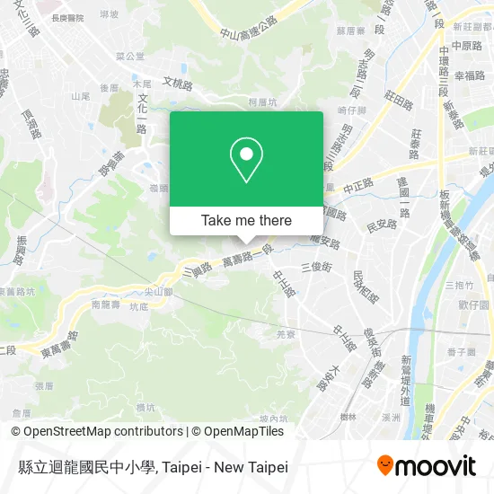 縣立迴龍國民中小學地圖