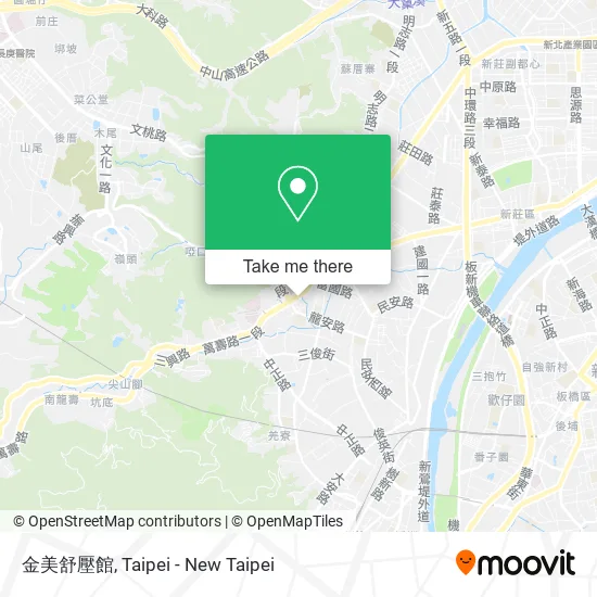 金美舒壓館地圖
