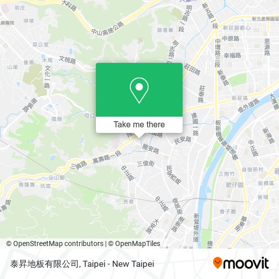 泰昇地板有限公司 map