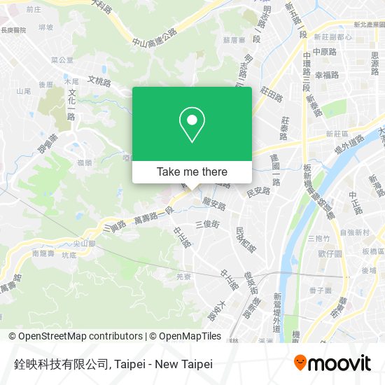 銓映科技有限公司 map