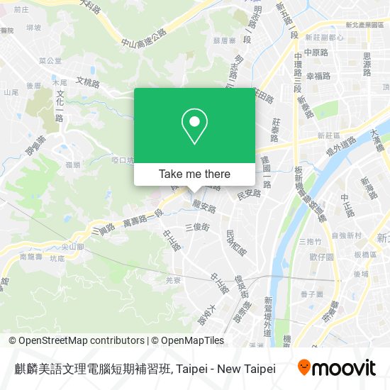 麒麟美語文理電腦短期補習班 map
