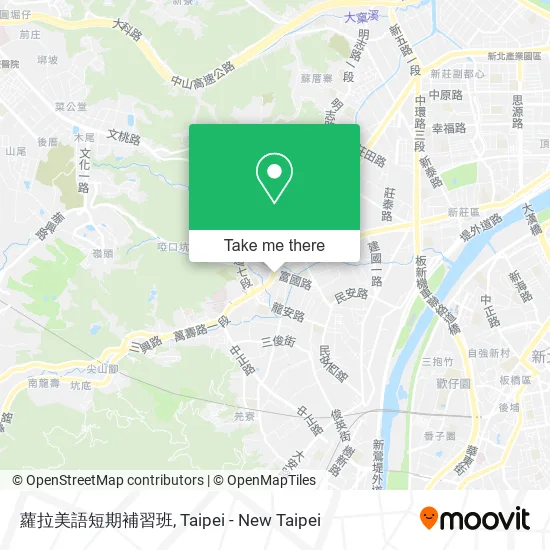 蘿拉美語短期補習班地圖