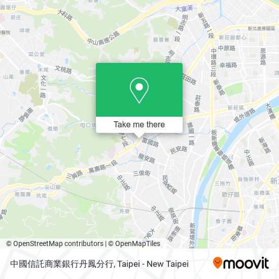 中國信託商業銀行丹鳳分行地圖