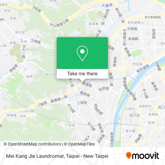 Mei Kang Jie Laundromat map