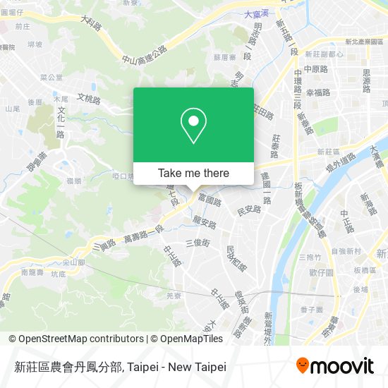 新莊區農會丹鳳分部地圖