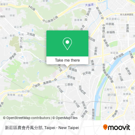 新莊區農會丹鳳分部地圖