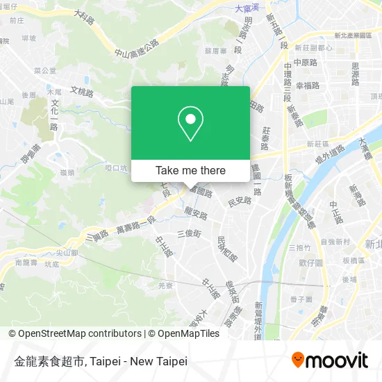 金龍素食超市 map