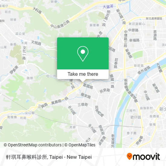 軒琪耳鼻喉科診所 map