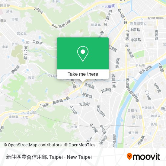 新莊區農會信用部地圖